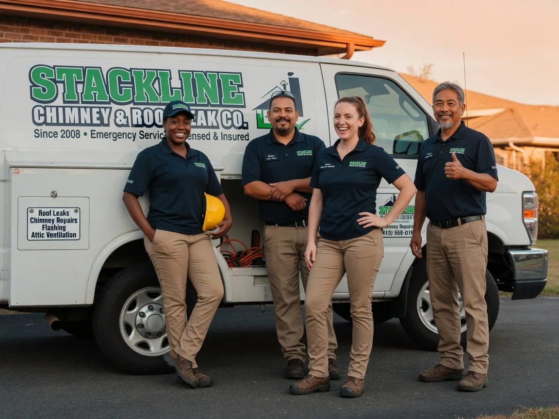 Chimney flashing repair company in Weatherford, TX